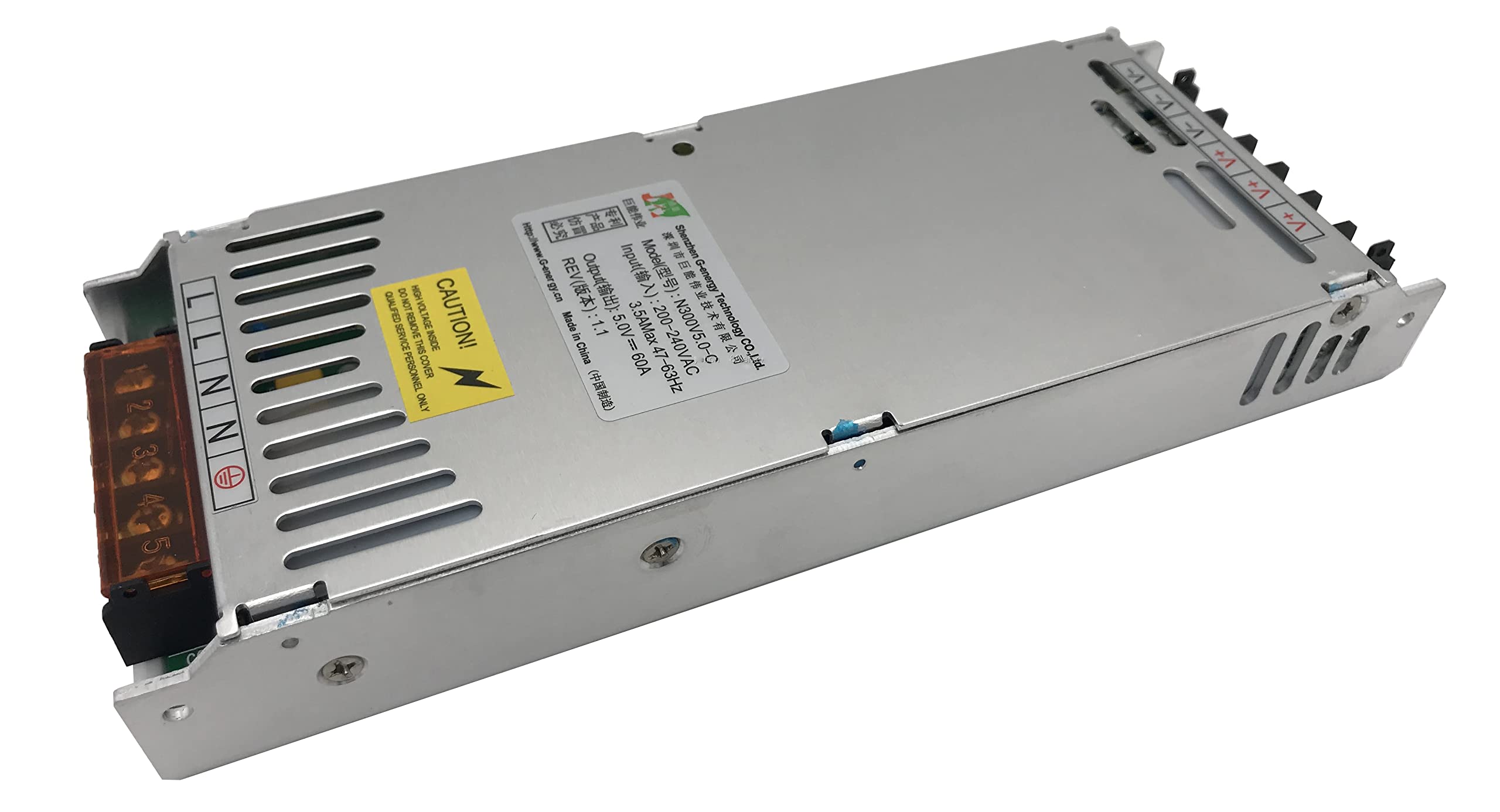 Amazon.com: N300V5-C G-Energy 5V 60A 300W Power Supply N300V5.0-C